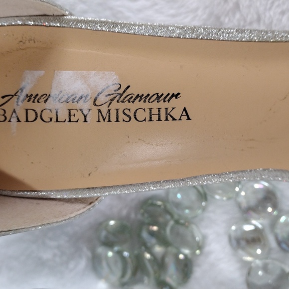 Badgley Mischka Strappy & Sparkly Sandal Heels - Picture 3 of 6